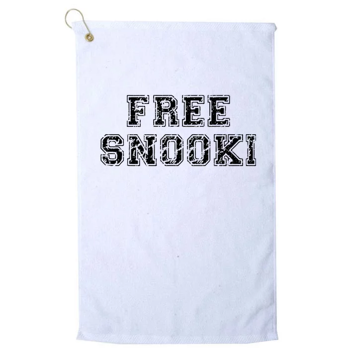 Retro Free Snooki Vintage Platinum Collection Golf Towel