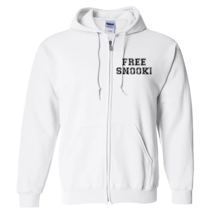 Retro Free Snooki Vintage Full Zip Hoodie