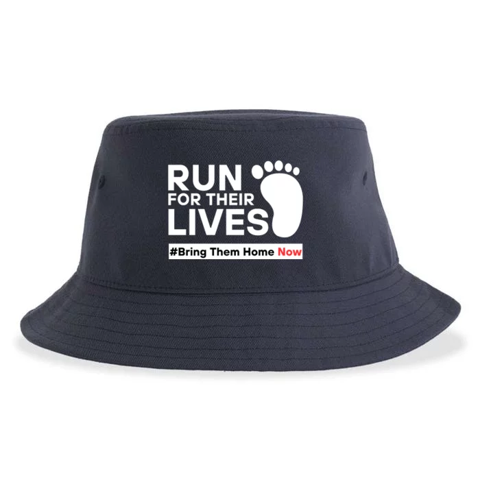 Run For Their Lives Bring Them Home Now Sustainable Bucket Hat