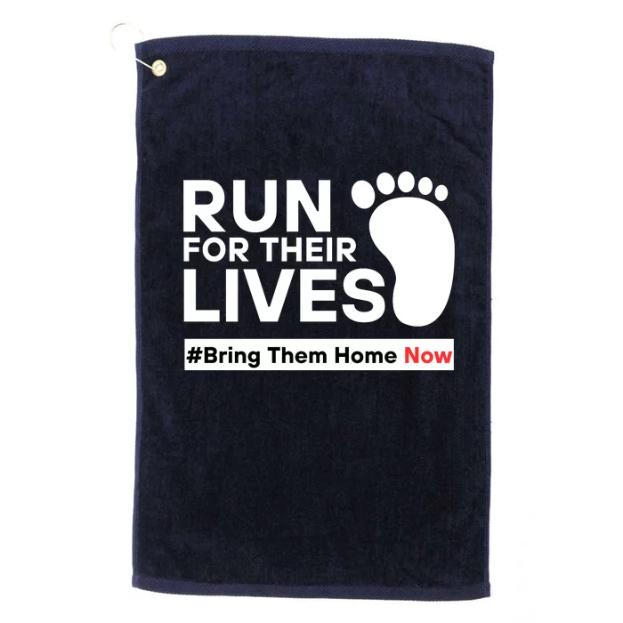 Run For Their Lives Bring Them Home Now Platinum Collection Golf Towel