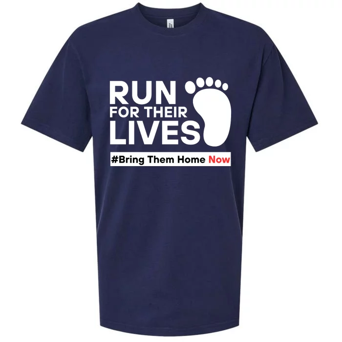 Run For Their Lives Bring Them Home Now Sueded Cloud Jersey T-Shirt