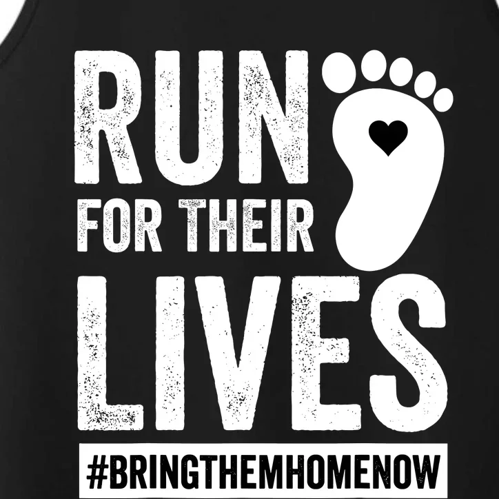 Run For Their Lives Now Performance Tank