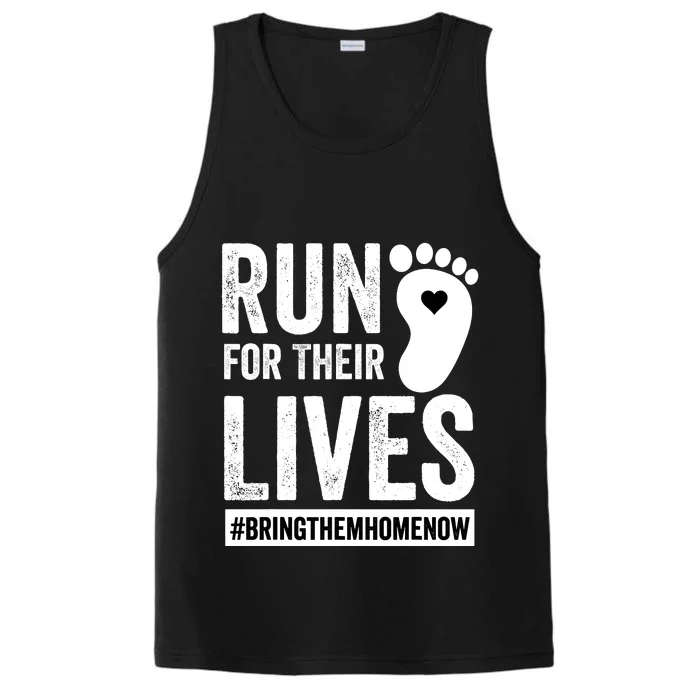 Run For Their Lives Now Performance Tank