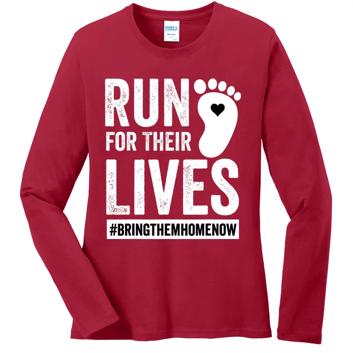 Run For Their Lives Now Ladies Long Sleeve Shirt