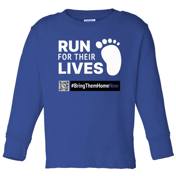 Run for Their Lives Toddler Long Sleeve Shirt