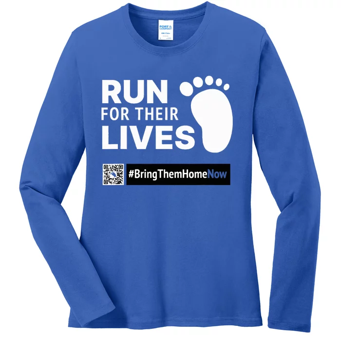 Run for Their Lives Ladies Long Sleeve Shirt