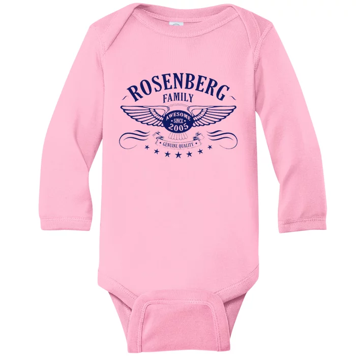 Rosenberg Family Trip Baby Long Sleeve Bodysuit