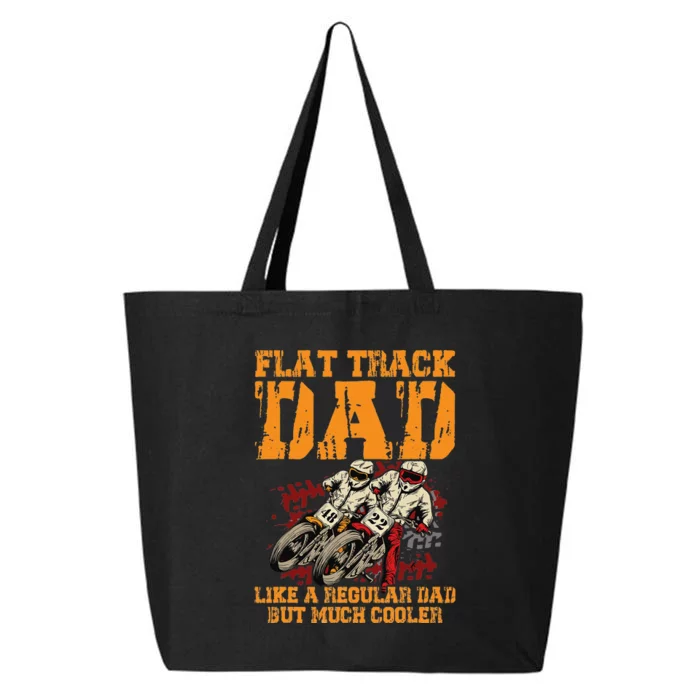 Racing Flat Track Motorcycle Design for a Flat Track Dad 25L Jumbo Tote