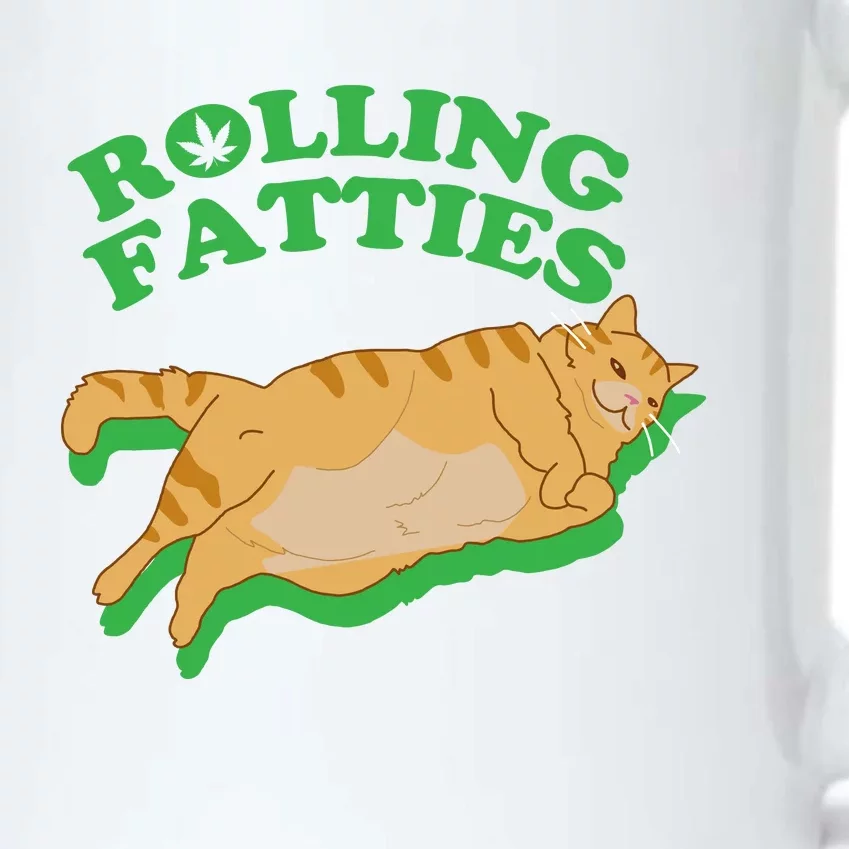 Rolling Fatties: The Purrfect Blend Of Cannabis And Cat Humor Black Color Changing Mug