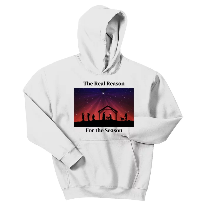 Reason For The Season Alternate Design Kids Hoodie