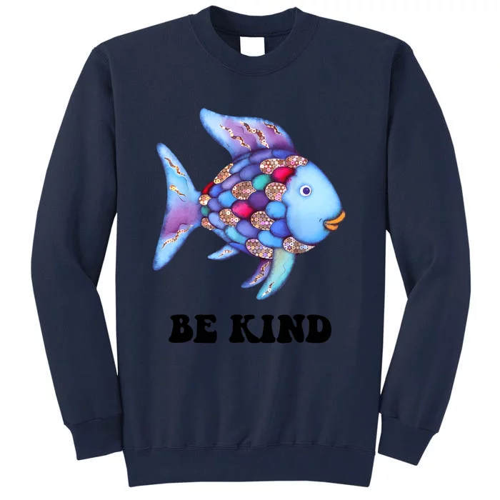 Rainbow Fish Teacher Life Teaching Back To School Tall Sweatshirt