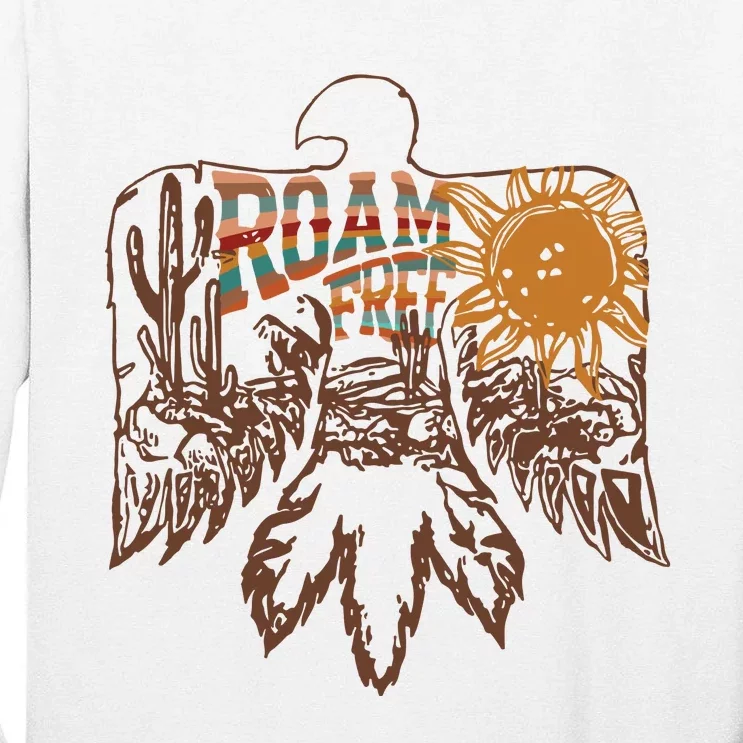 Roam Free Thunderbird Nashville Music City Tall Long Sleeve T-Shirt