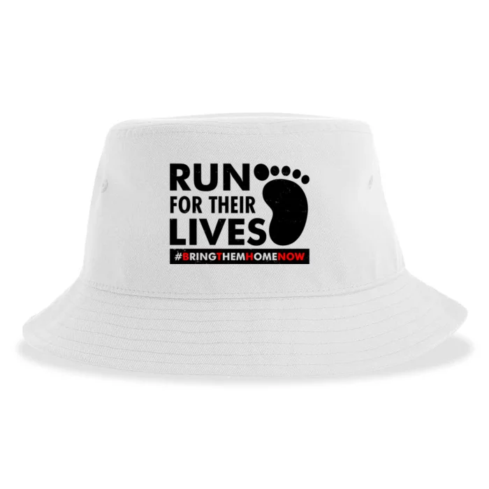 Run For Their Lives #Bring Them Home Now Sustainable Bucket Hat