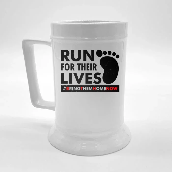 Run For Their Lives #Bring Them Home Now Front & Back Beer Stein