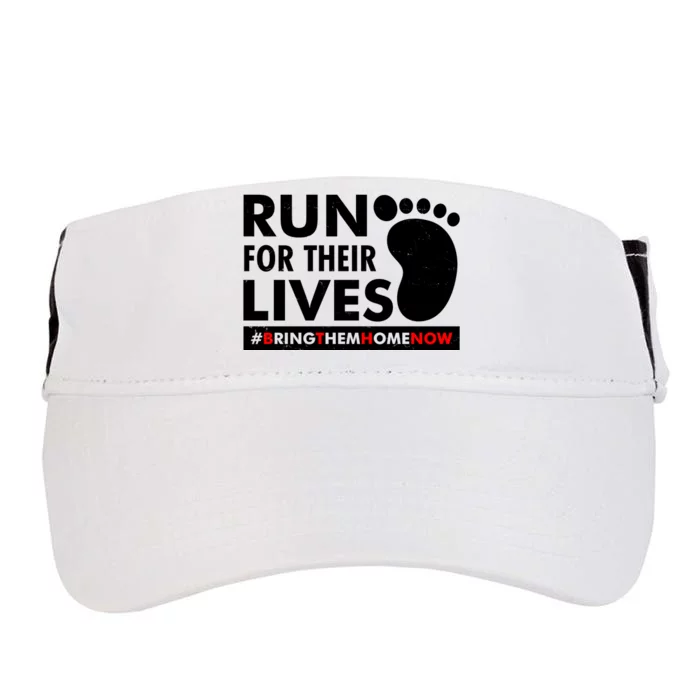 Run For Their Lives #Bring Them Home Now Adult Drive Performance Visor