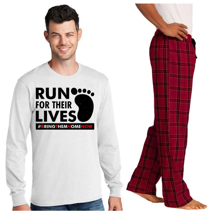 Run For Their Lives #Bring Them Home Now Long Sleeve Pajama Set