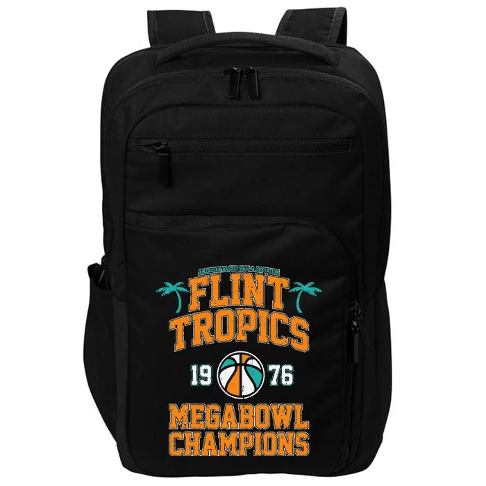 Retro Flint Tropics Vintage Megabowl Champions Volleyball Gift Impact Tech Backpack