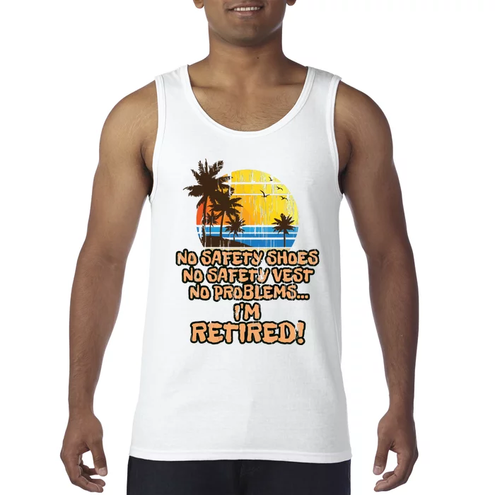 Retired For The Construction Worker Tank Top