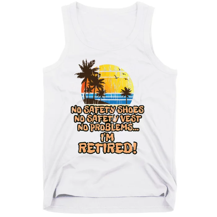 Retired For The Construction Worker Tank Top