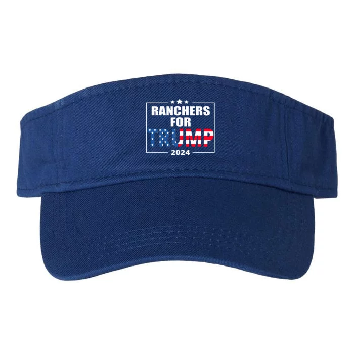 Ranchers For Trump 2024 Cattlemen Valucap Bio-Washed Visor