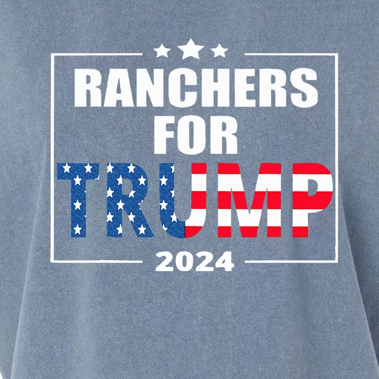 Ranchers For Trump 2024 Cattlemen Garment-Dyed Women's Muscle Tee