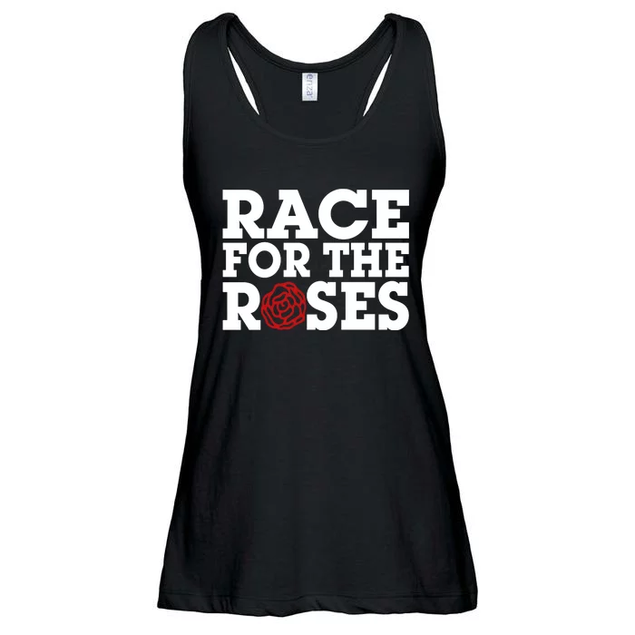 Race For The Roses Ladies Essential Flowy Tank