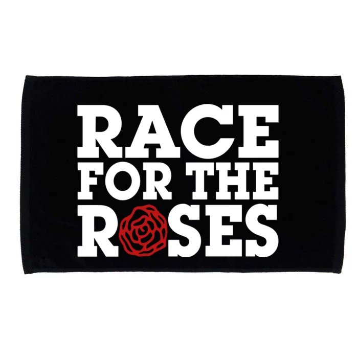 Race For The Roses Microfiber Hand Towel