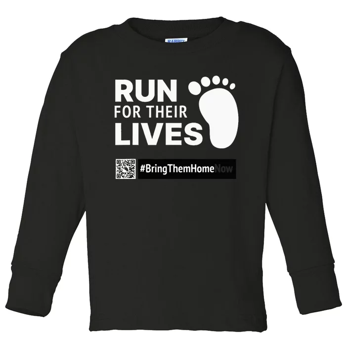 Run For Their Lives Toddler Long Sleeve Shirt