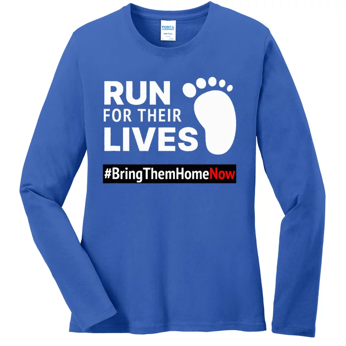 Run for Their Lives Ladies Long Sleeve Shirt