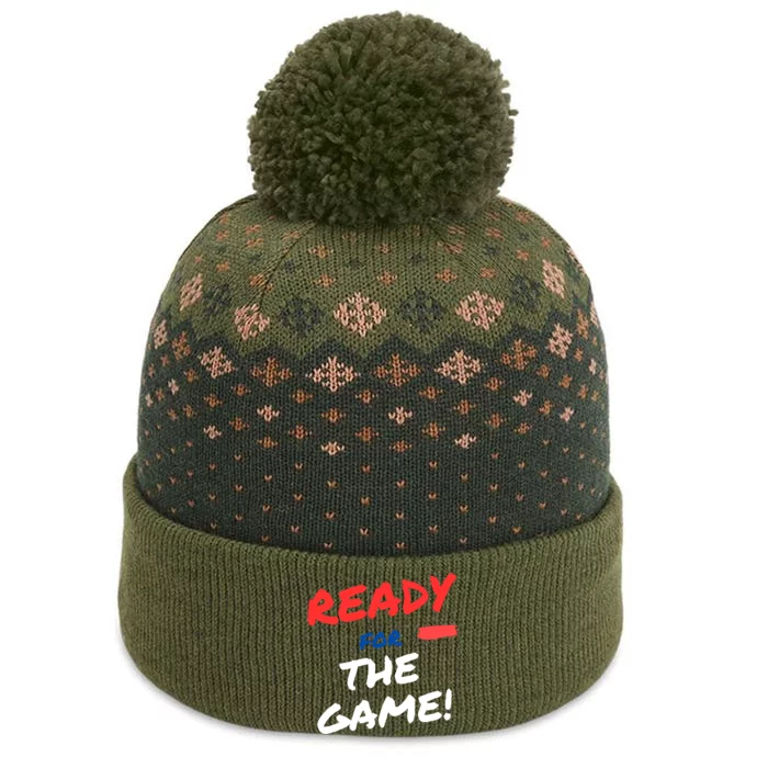 Ready For The Game Of The Day Gift The Baniff Cuffed Pom Beanie