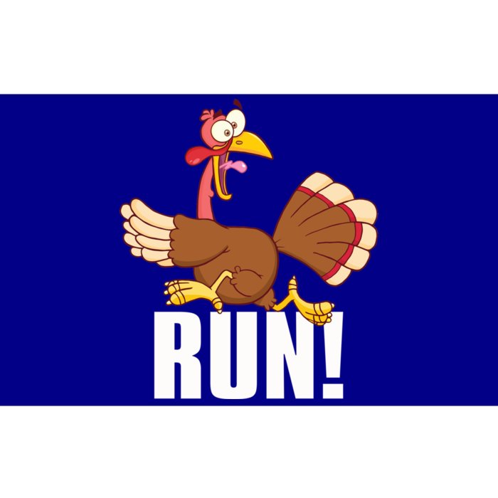 Run! Funny Thanksgiving Running 5k Race Turkey Trot Great Gift Bumper Sticker