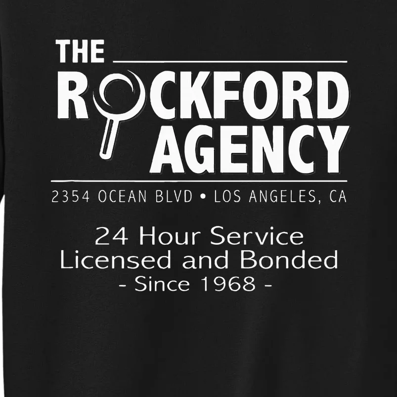 Rockford Files The Rockford Agency Classic Tv Tall Sweatshirt