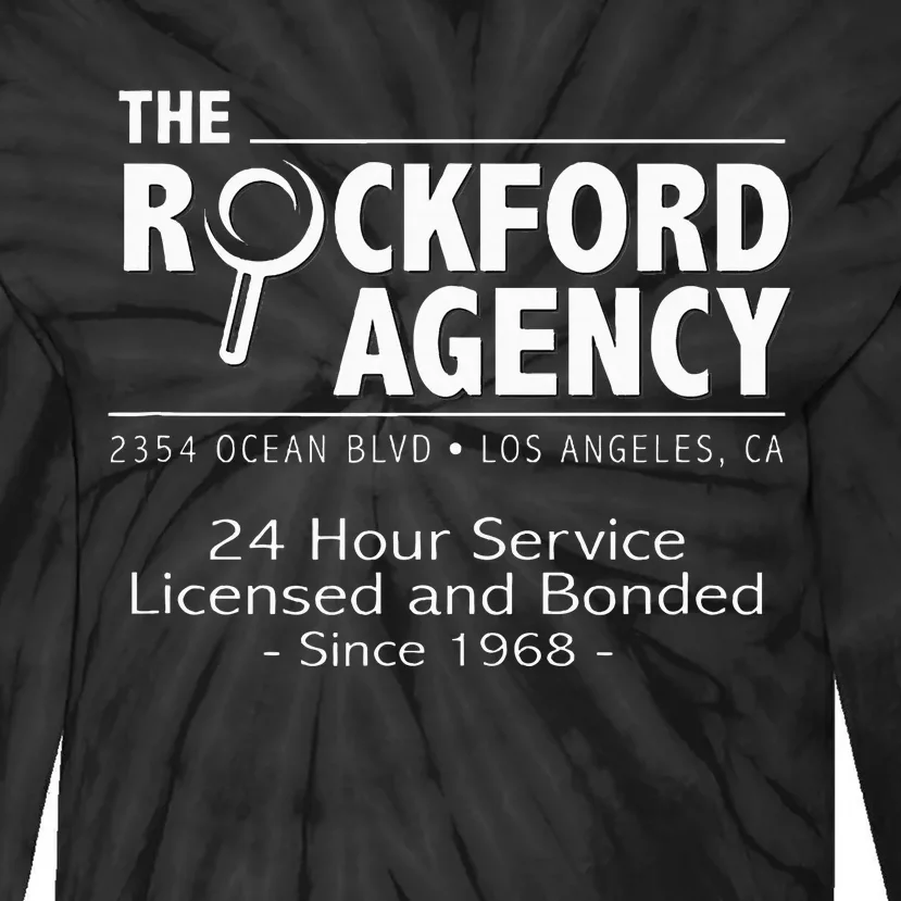 Rockford Files The Rockford Agency Classic Tv Tie-Dye Long Sleeve Shirt