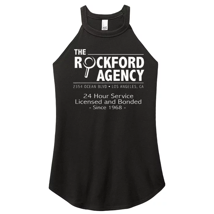 Rockford Files The Rockford Agency Classic Tv Women’s Perfect Tri Rocker Tank