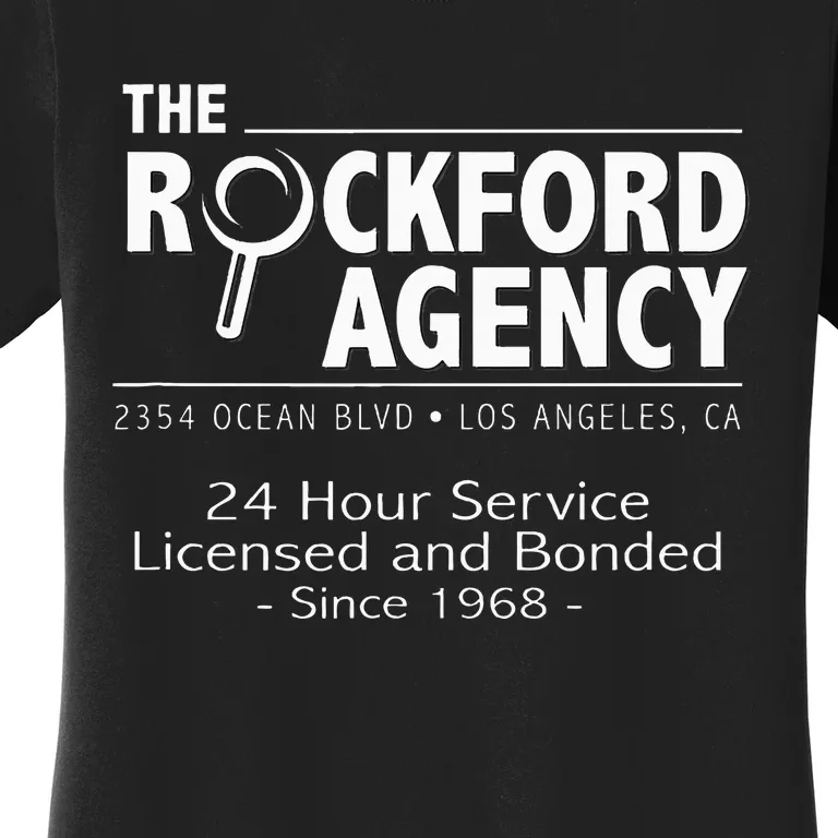 Rockford Files The Rockford Agency Classic Tv Women's T-Shirt