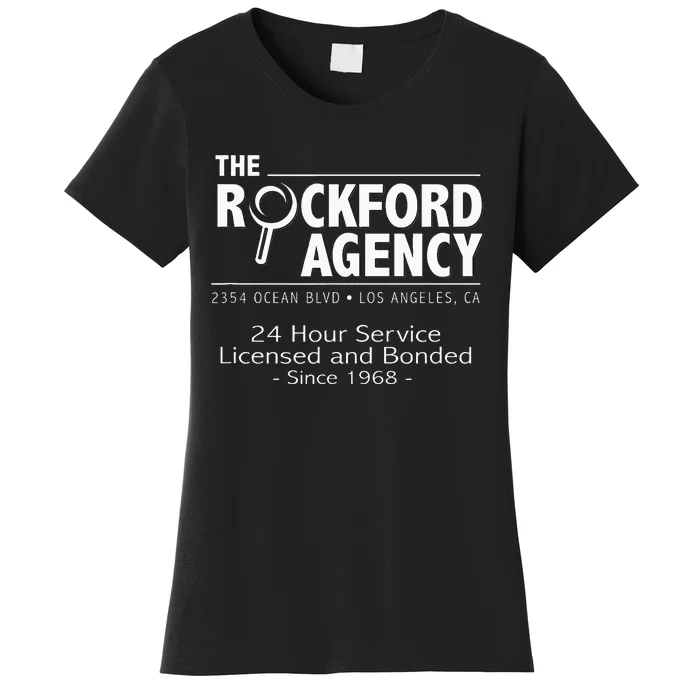 Rockford Files The Rockford Agency Classic Tv Women's T-Shirt