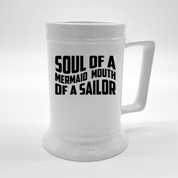 Retro Funny T , Soul Of A Me Front & Back Beer Stein