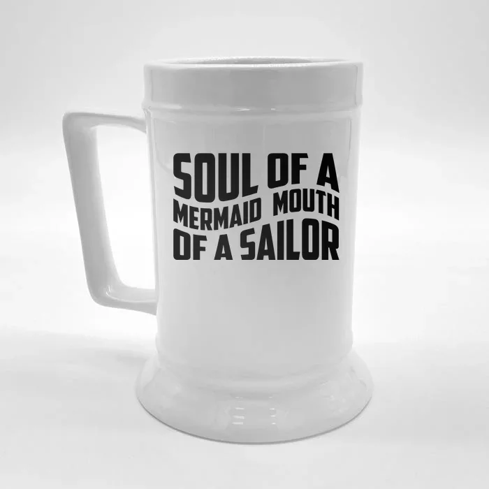 Retro Funny T , Soul Of A Me Front & Back Beer Stein