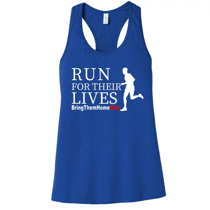 Run For Their Lives Women's Racerback Tank