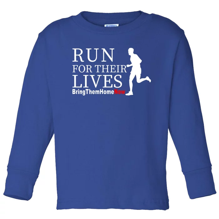 Run For Their Lives Toddler Long Sleeve Shirt