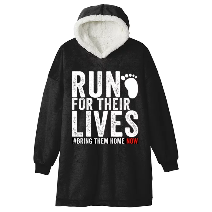 Run For Their Lives Hooded Wearable Blanket