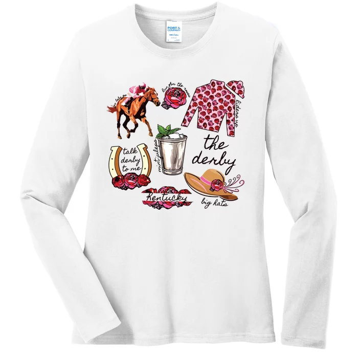 Run For The Roses 150th Anniversary Ladies Long Sleeve Shirt