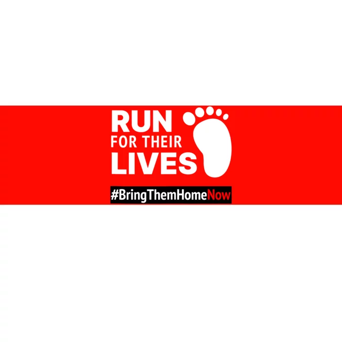 Run For Their Lives Bumper Sticker