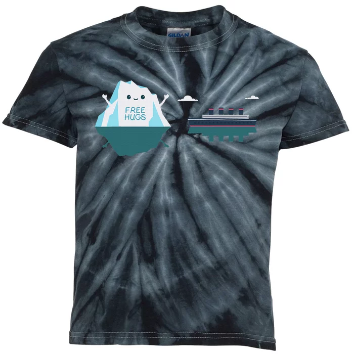 Retro Funny Titanic 1912 Cruise Ship Titanic Kids Tie-Dye T-Shirt