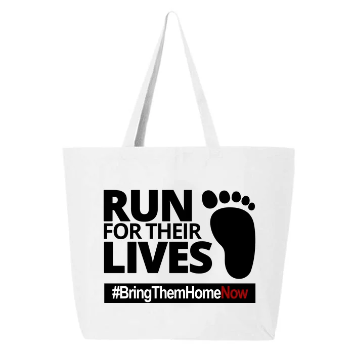 Run For Their Lives Bring Them Home Now Awareness 25L Jumbo Tote