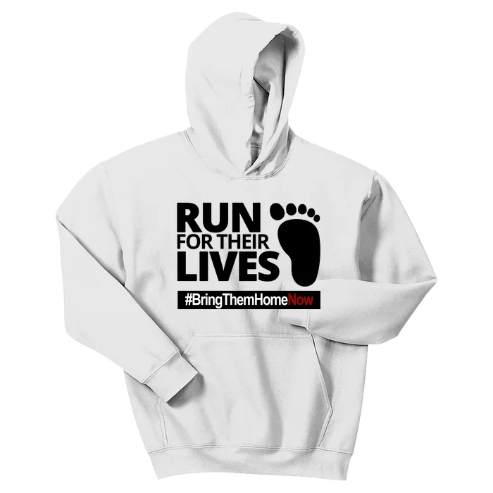 Run For Their Lives Bring Them Home Now Awareness Kids Hoodie