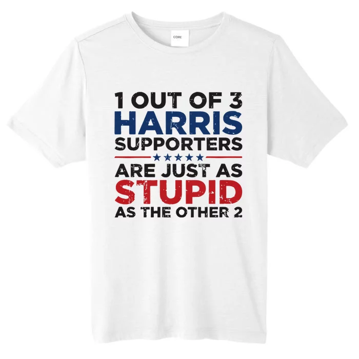 Retro Funny Trump 1 Out Of 3 Kamala Harris Supporters ChromaSoft Performance T-Shirt