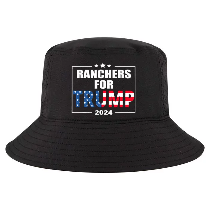 Ranchers For Trump 2024 Cattlemen For Trump Cool Comfort Performance Bucket Hat