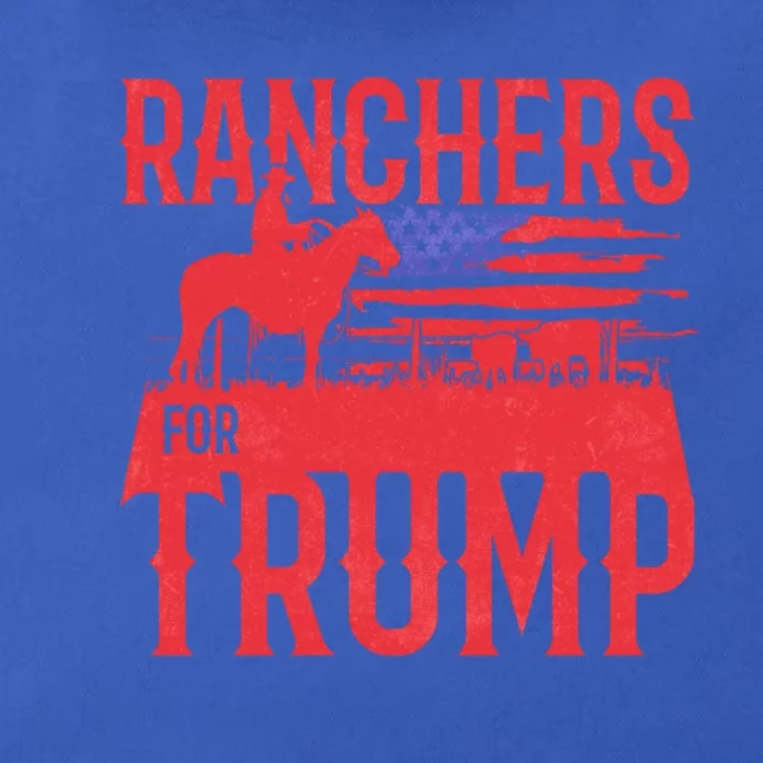 Ranchers For Trump Conservative Republican Support President Gift Zip Tote Bag