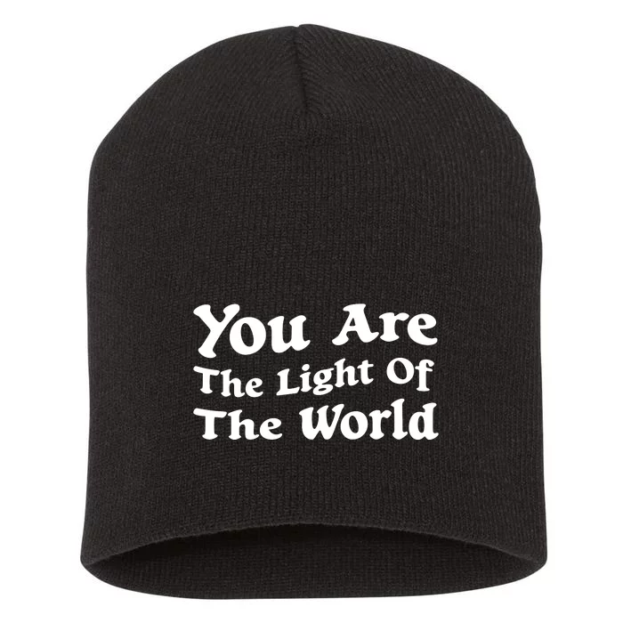 Retro Faith T , You Are The Short Acrylic Beanie